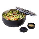 Oasis Fresh'N'Go Lunch Bowl Black 950ml – reusable insulated lunch container with airtight lid, ideal for fresh meals on the go.