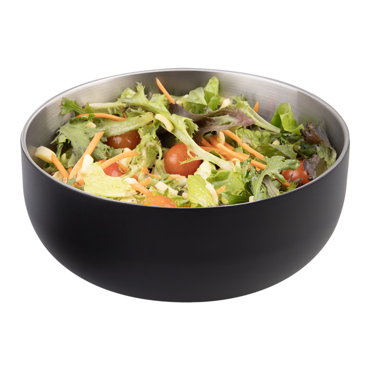 Oasis Fresh'N'Go Lunch Bowl Black 950ml – reusable insulated lunch container with airtight lid, ideal for fresh meals on the go.