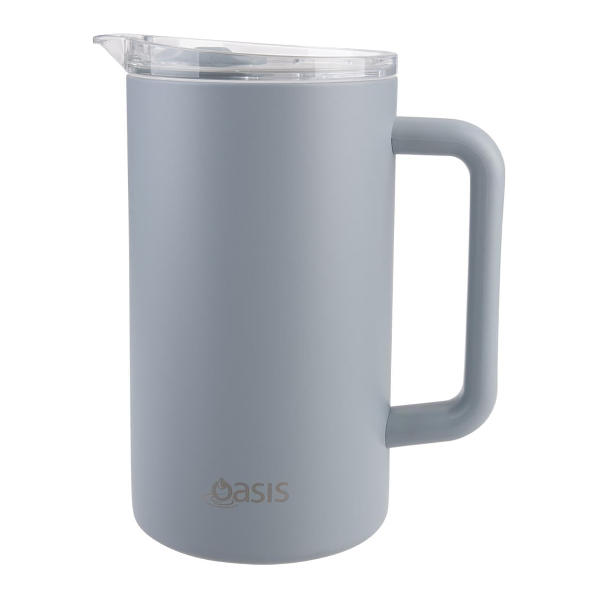Oasis Ceramic Lined Stainless Steel Insulated Water Jug Hazy Blue 1.5L | Minimax