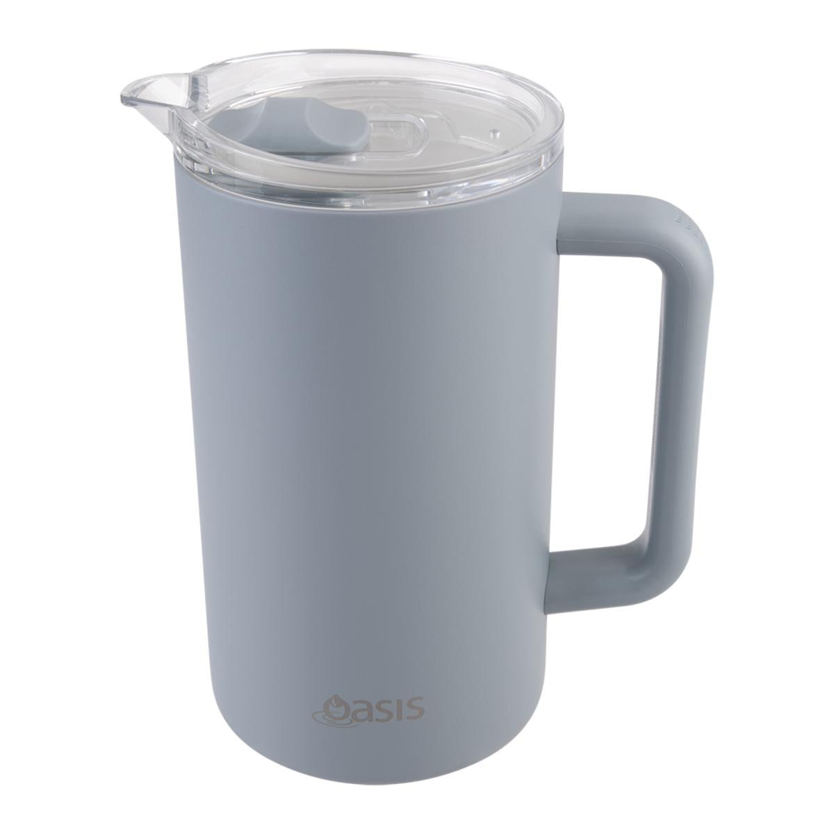 Oasis Ceramic Lined Stainless Steel Insulated Water Jug Hazy Blue 1.5L | Minimax