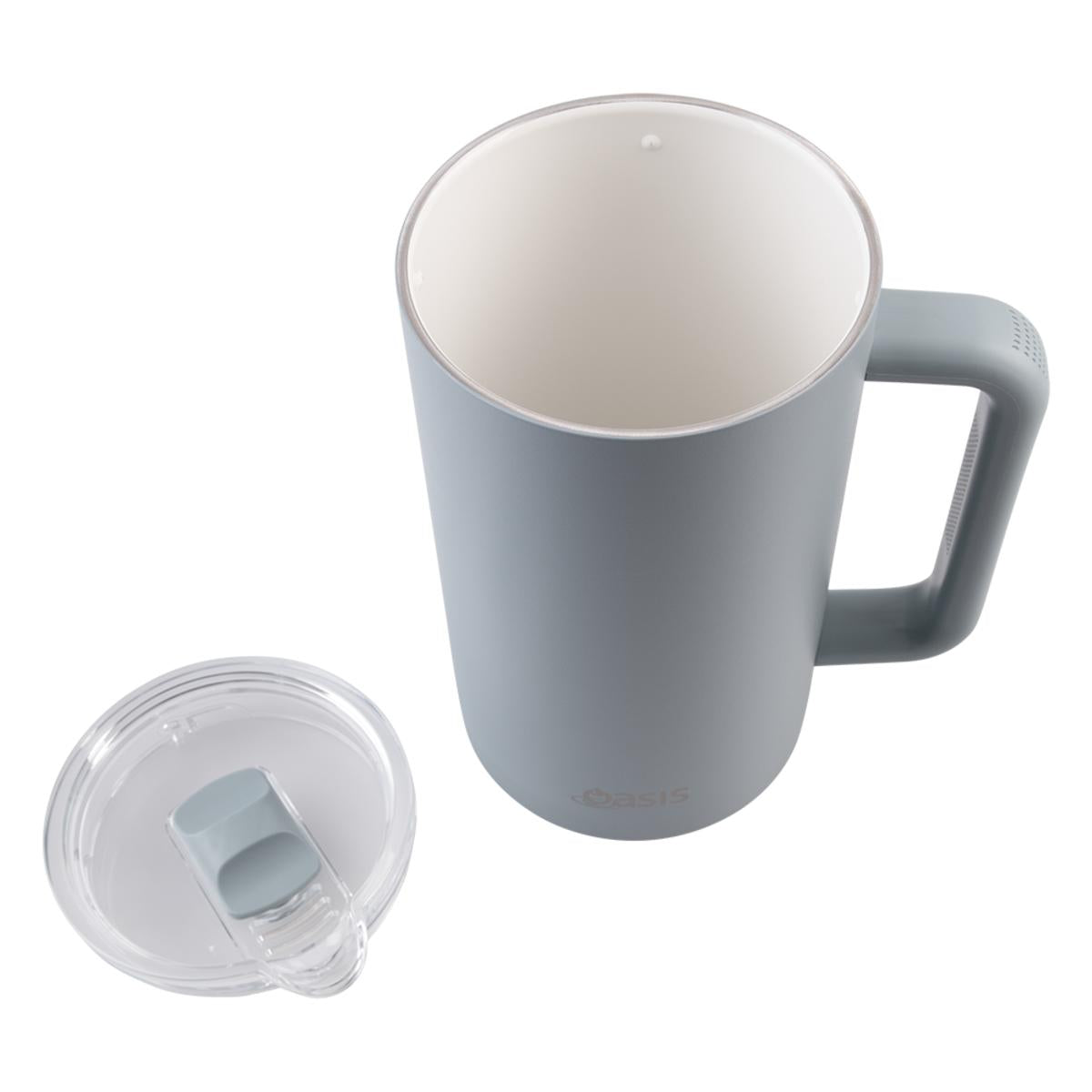 Oasis Ceramic Lined Stainless Steel Insulated Water Jug Hazy Blue 1.5L | Minimax