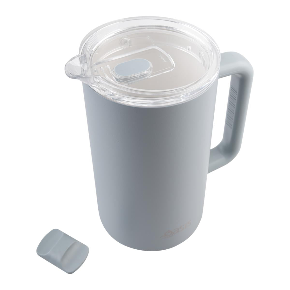 Oasis Ceramic Lined Stainless Steel Insulated Water Jug Hazy Blue 1.5L | Minimax