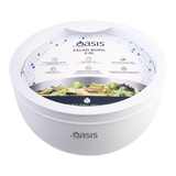 Oasis Salad Bowl with Lid White 2.8L | Minimax