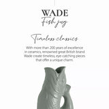 Wade Pottery Fish Jug Sage 1.2L | Minimax