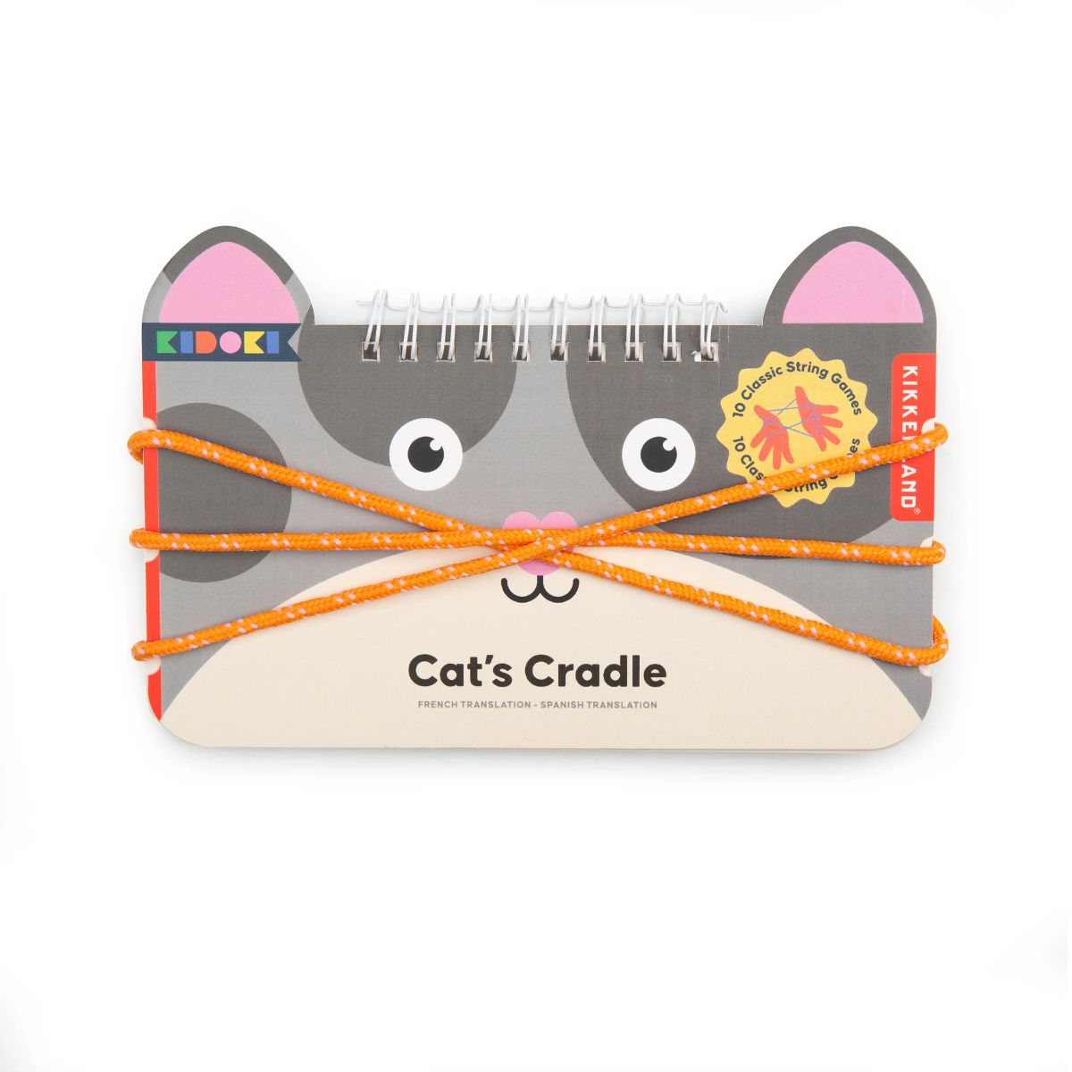 Kikkerland Kidoki Cat's Cradle Assorted (Price Per Item) | Minimax - with two kids - orange