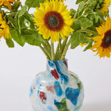 Kip&Co Swirl Portofino Round Vase Purple 25cm