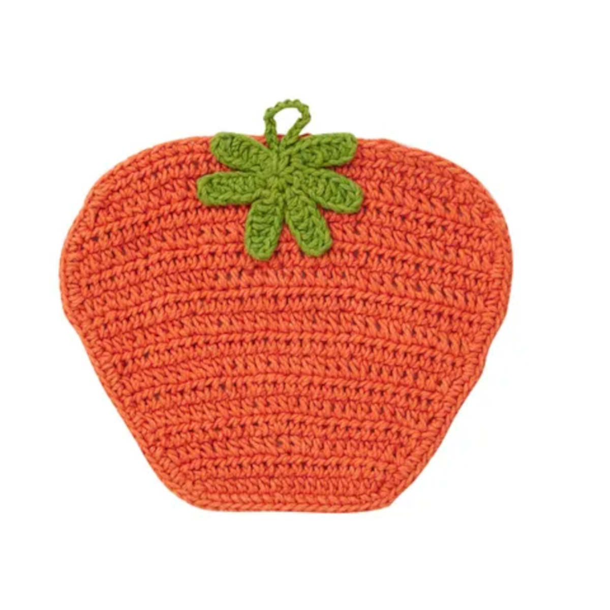 Assemble Tomato Cotton Knit Pot Holder 20x20cm