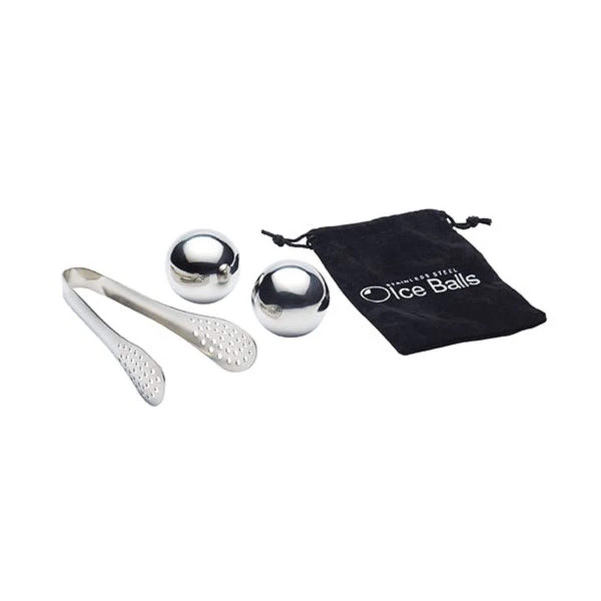 BarCraft Ice Ball Tongs Set 3 Piece