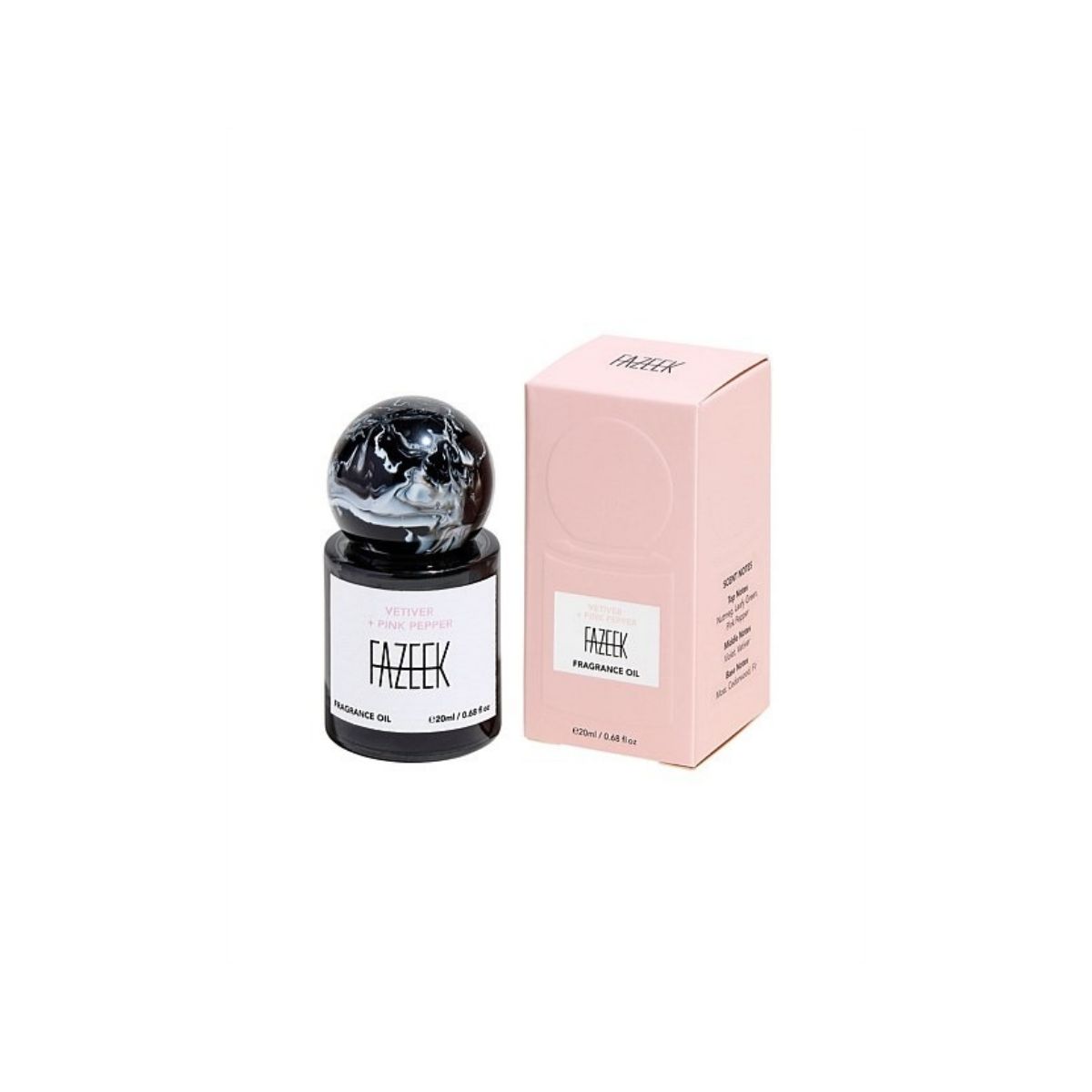 Fazeek Vetiver + Pink Pepper Fragrance Oil 20ml
