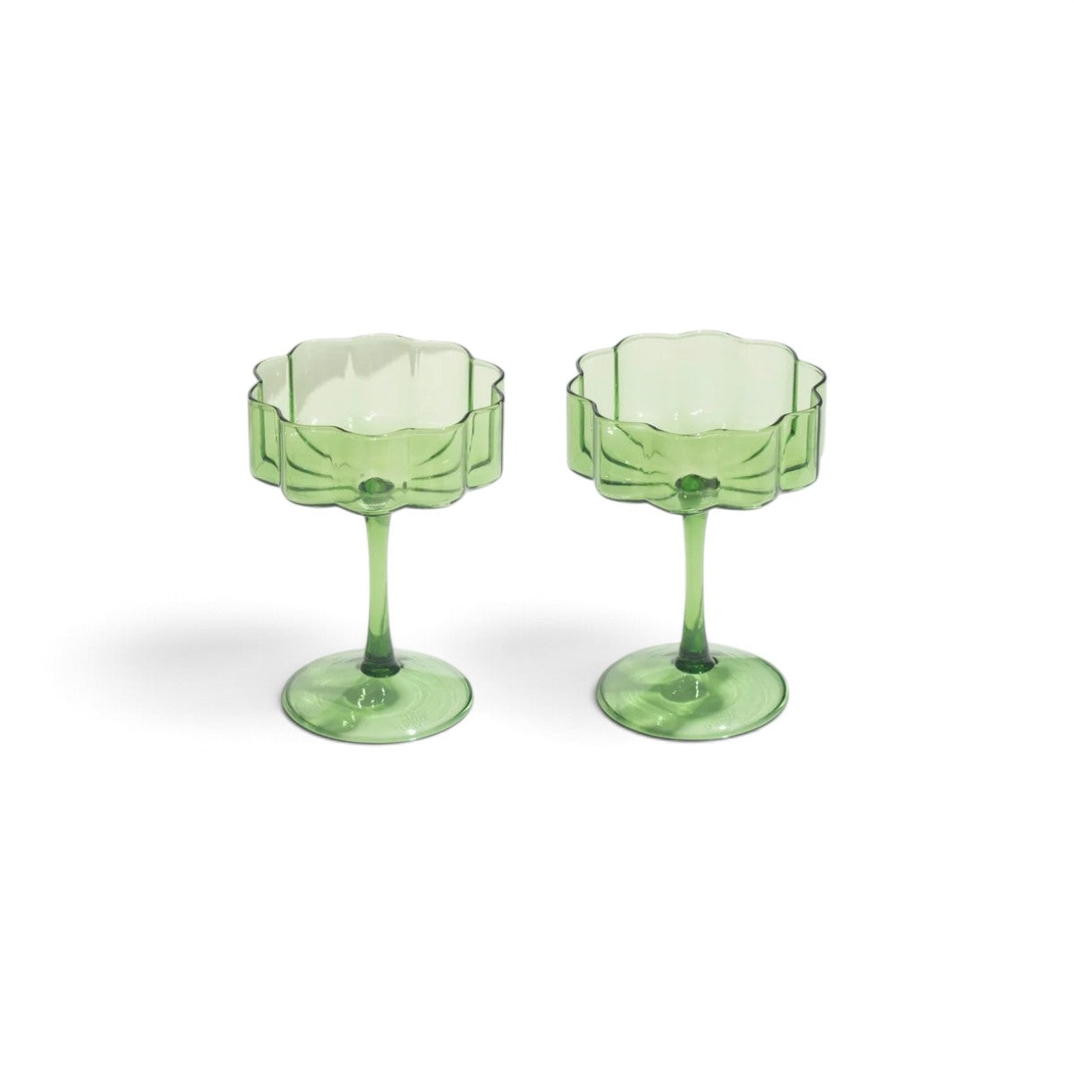 Fazeek Wave Coupe Green 250ml Set of 2