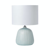 Amalfi Baldwin Table Lamp Blue/White 30x30x54cm