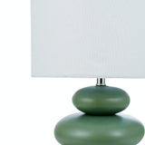 Amalfi Pebble Table Lamp Green 29x29x62cm
