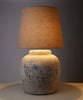 Amalfi Rustic Ceramic Table Lamp Grey 45x45x77cm