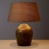 Amalfi Glossed Ceramic Table Lamp Grey 40x40x54cm