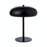 Amalfi Dome Metal Table Lamp Black 25x15x30cm