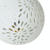 Amalfi Round Lamp Cutout White 22.5x22.5x18cm