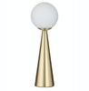 Amalfi Orion Table Lamp Gold/White 15x15x45cm