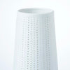 Amalfi Tapered Lamp Cutout White 15x15x35cm