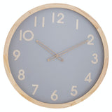 Amalfi Riley Wall Clock Natural/Grey 50x50cm