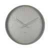 Karlsson Mr Grey Wall Clock Warm Grey 51x51x7cm