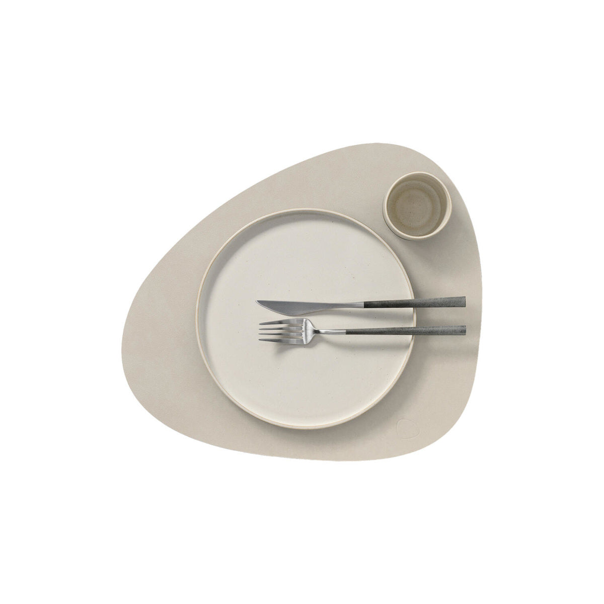 Lind DNA Curve Placemat Oyster White Small | Minimax