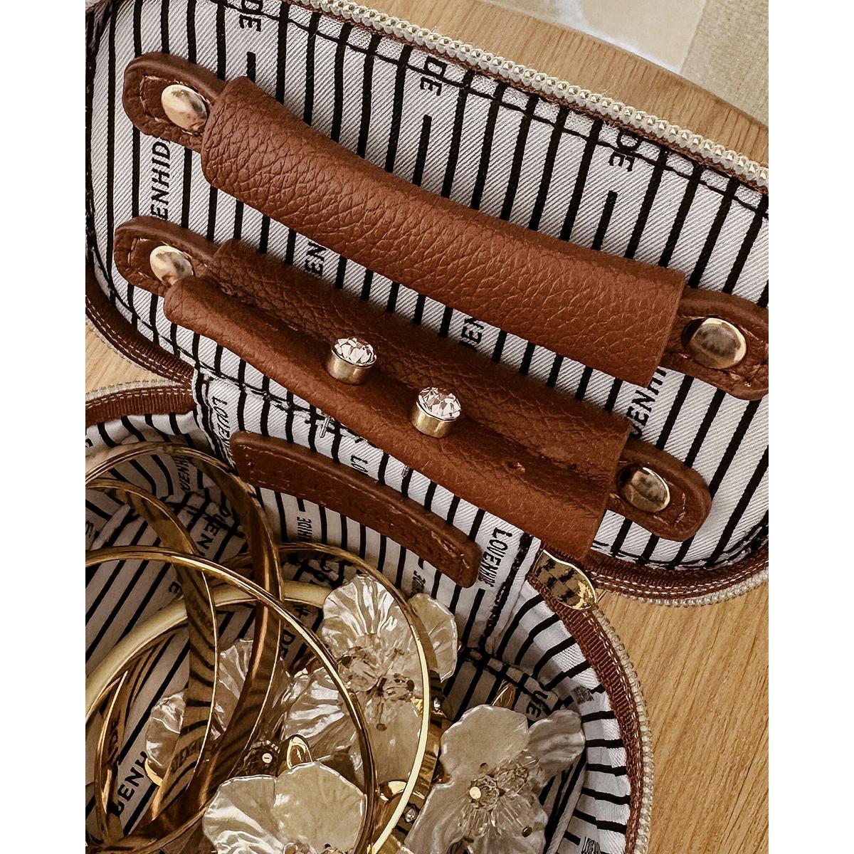 Louenhide Trudy Rectangular Jewellery Box Natural Tan | Minimax