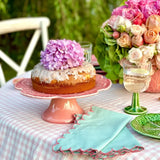 Bordallo Pinheiro Cabbage Cake Stand Pink 31cm | Minimax