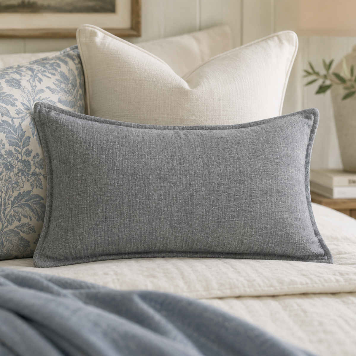 Madras Link Blake Cushion Soft Blue 30x50cm | Minimax