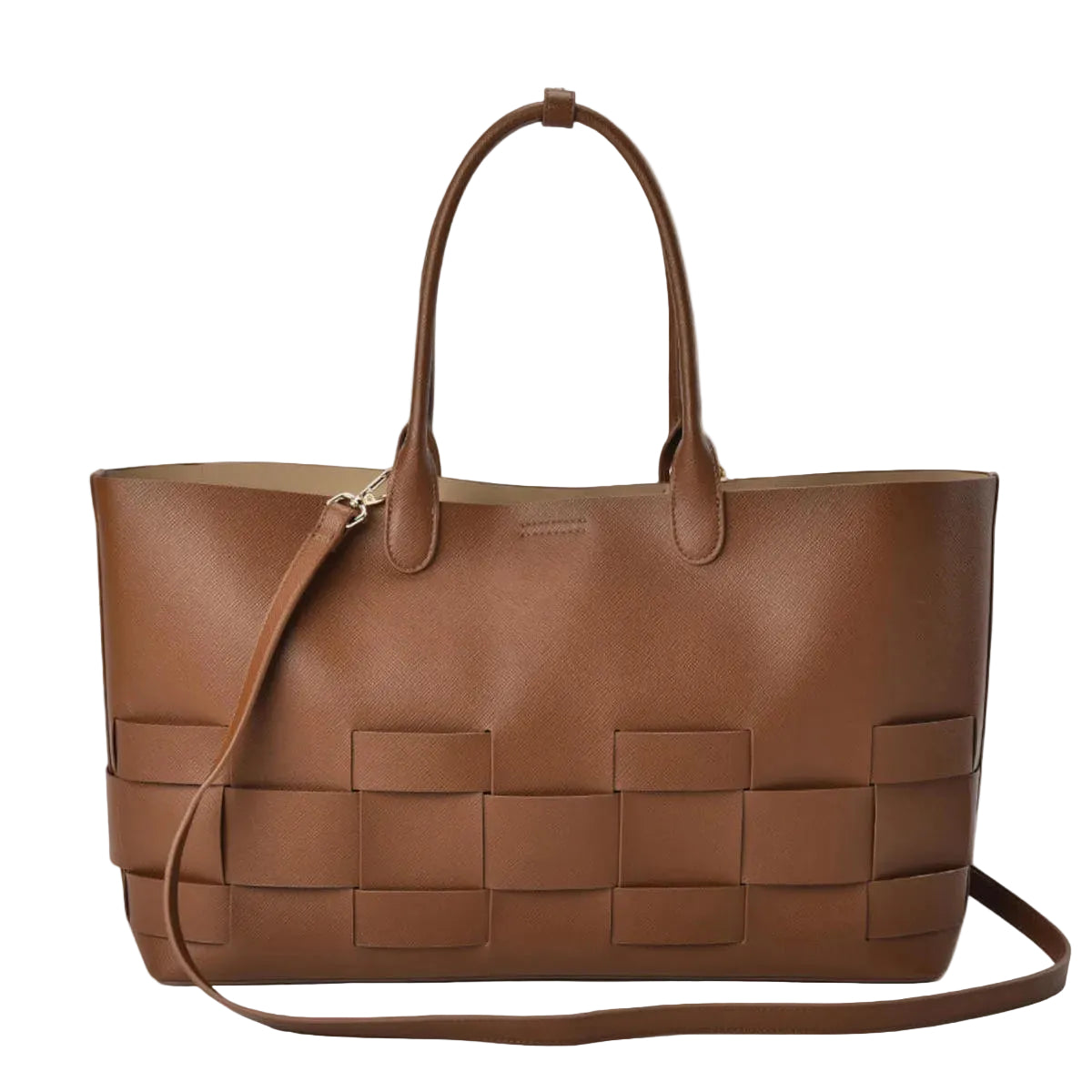 Elms & King Kensington Tote Tan Saffiano