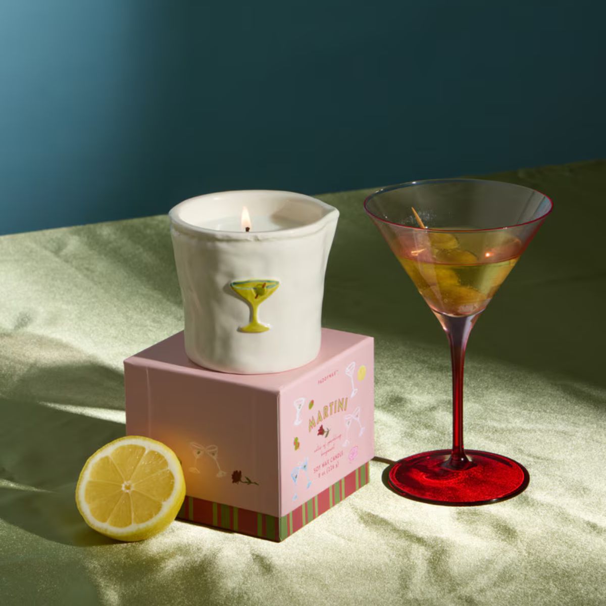 Paddywax Bistro Martini (Sparkling Bergamot) Ceramic Candle 226g