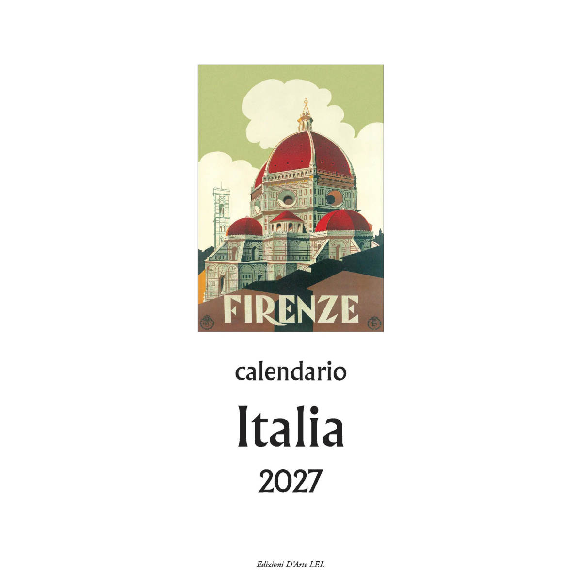 The Paperie Italia 2027 Slim Wall Calendar | Minimax