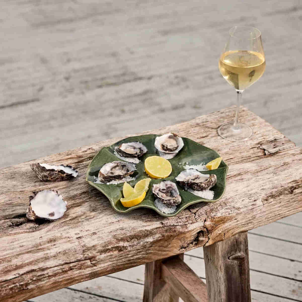 Madras Link Sullivan Oyster Platter Green 25cm | Minimax