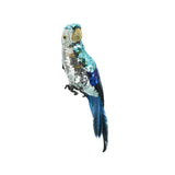 Vixen & Velvet Donatella Sequin Parrot Blue 32cm | Minimax