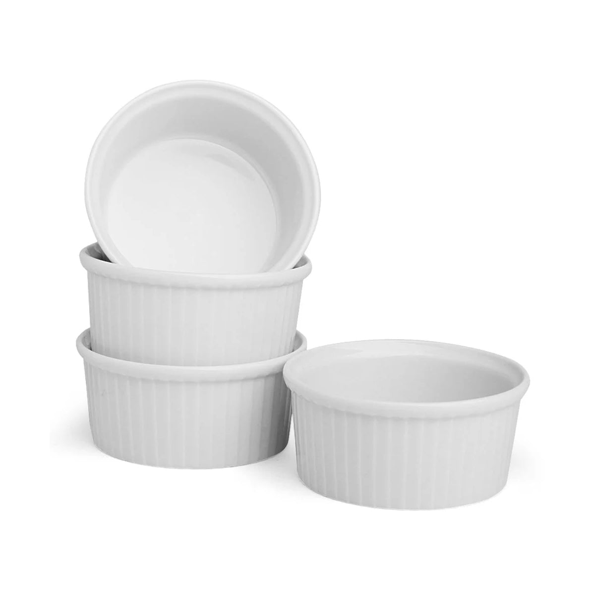 Pillivuyt Classic Pleated Ramekin Set of 4 | Minimax