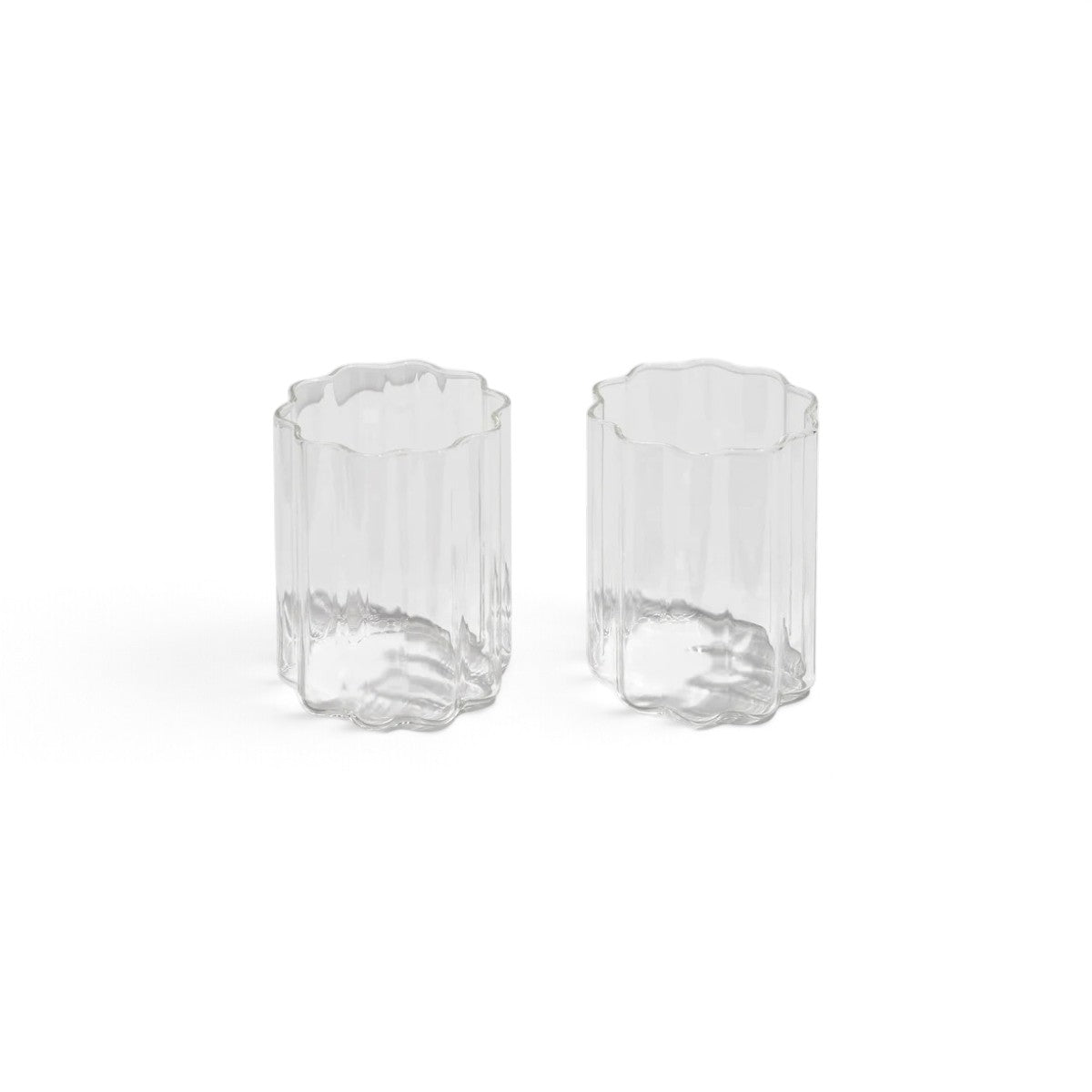 Fazeek Wave Tumbler Clear 380ml Set of 2