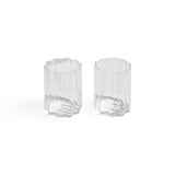 Fazeek Wave Tumbler Clear 380ml Set of 2