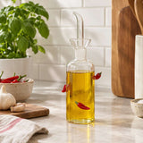 Assemble Gino Glass Oil Bottle Red Chilli 8x16cm | Minimax