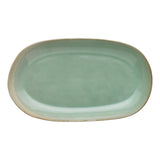 Ecology Galet Shallow Oval Bowl 36 x20.5cm Sage
