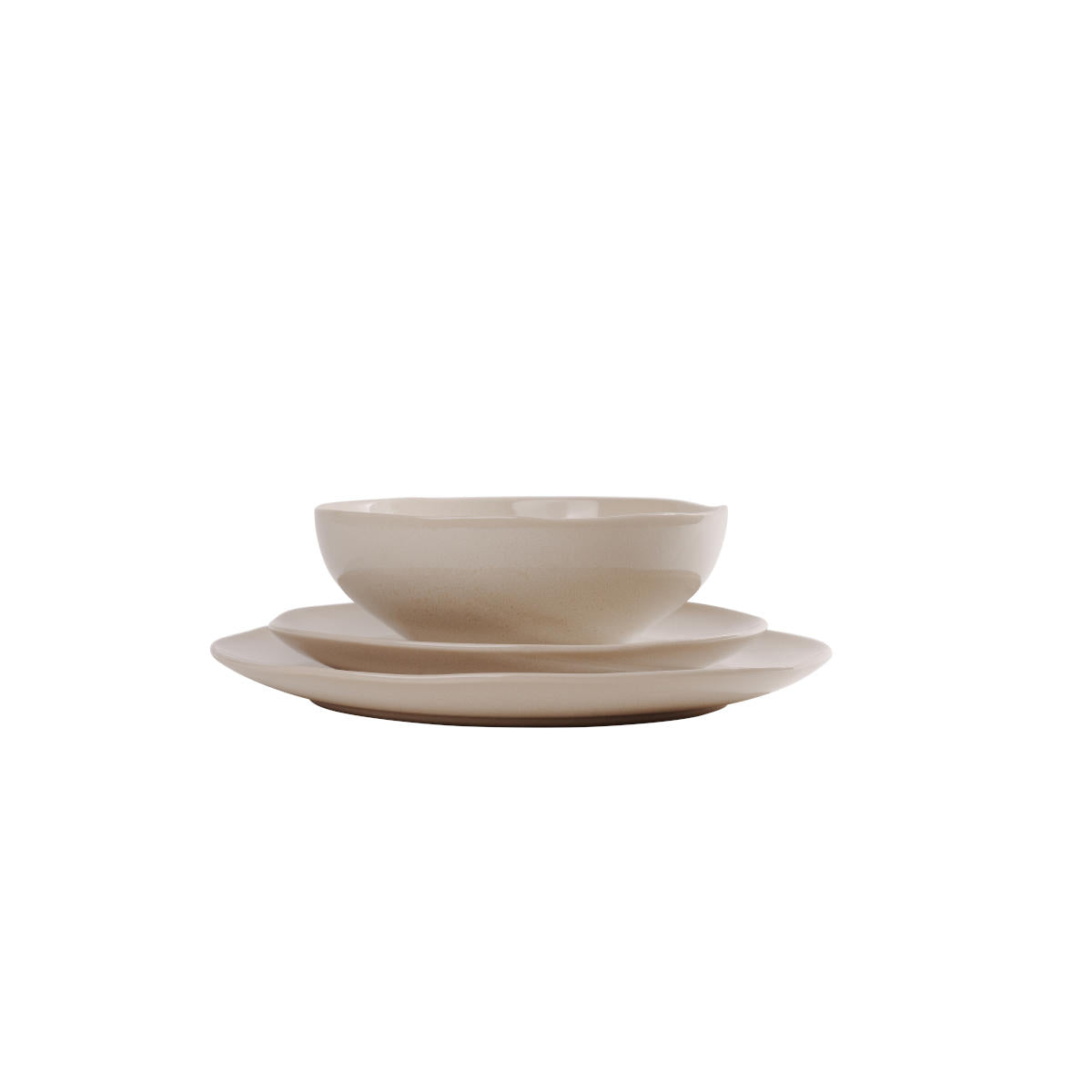 Casero Bianca Ivory 12 Piece Dinner Set