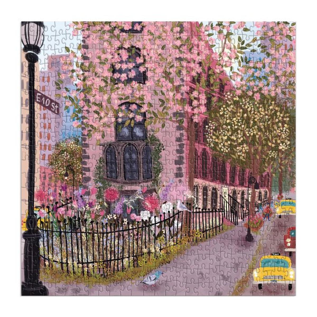 Galison Joy Laforme Blooming Streets Puzzle 500 Piece | Minimax