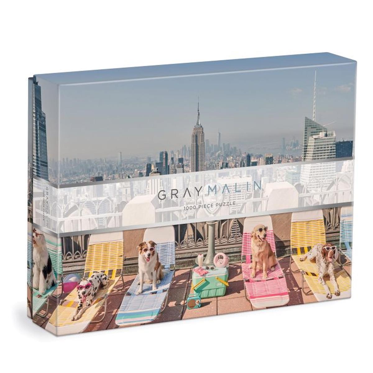 Galison Gray Malin The Dogs of New York City Puzzle 1000 Piece | Minimax