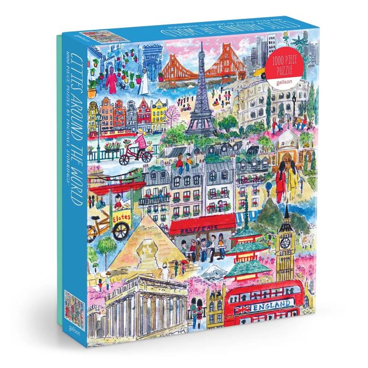 Michael Storrings Cities Around The World Puzzle 1000 Piece | Minimax