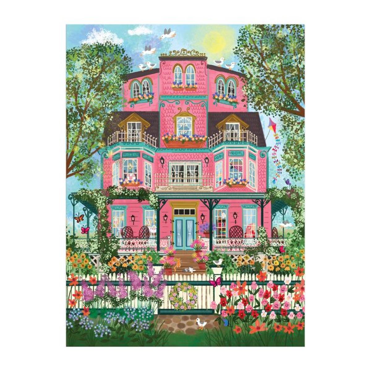 Galison Joy Laforme Capeside Victorian Foil Puzzle 1000 Piece | Minimax