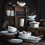 Pillivuyt Plisse Sauce Boat with Handle 20X9cm