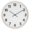 Amalfi Charlie Wall Clock White/Natural/Black 41.5x5x41.5cm