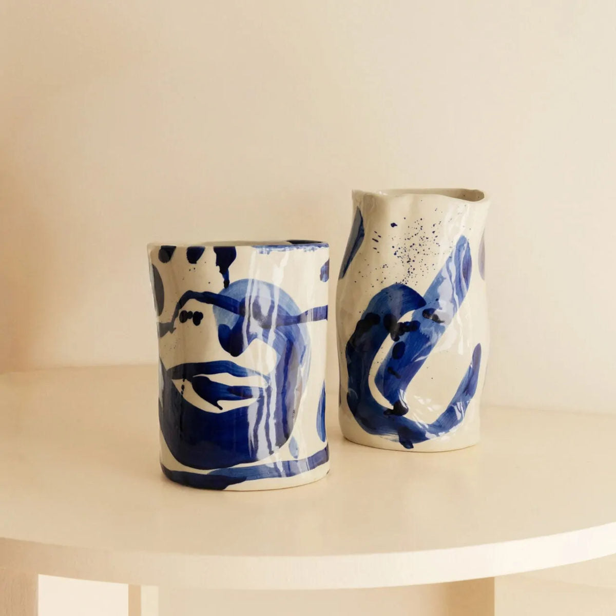 Serax Sophia Vase Medium Blue 23cm