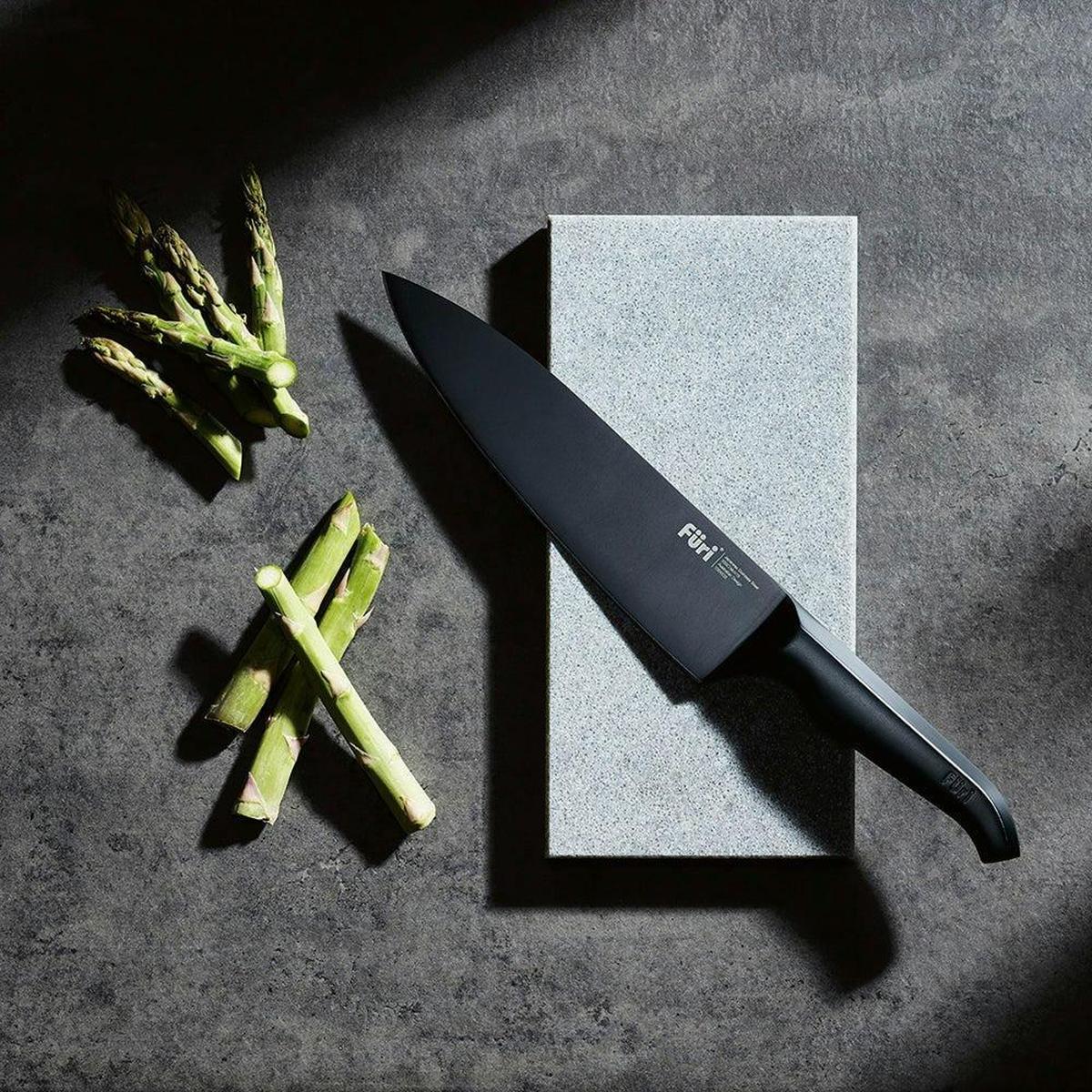 Furi Pro Jet Black Cook's Knife 20cm