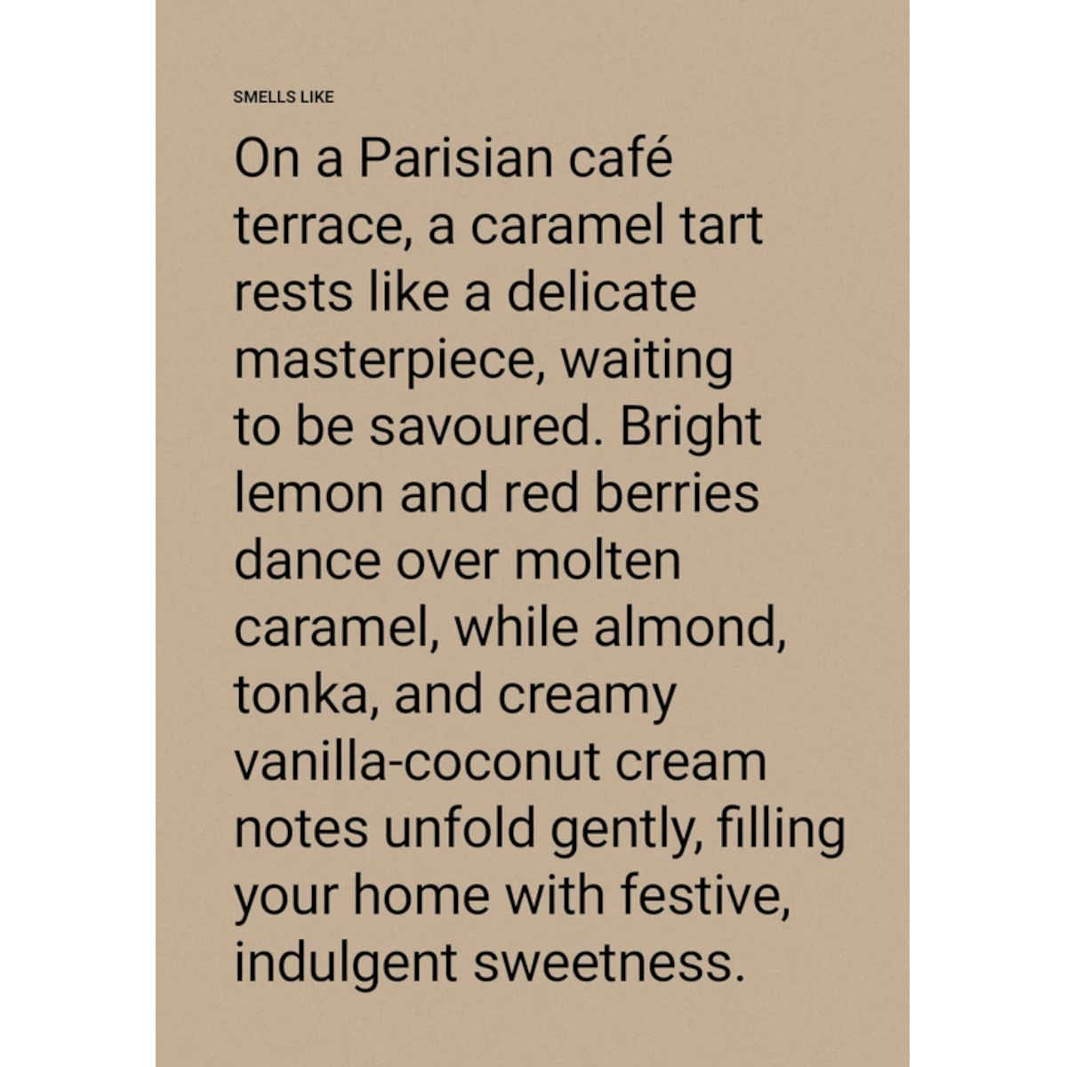 The Aromatherapy Co. Caramel Tart Candle 80g | Minimax