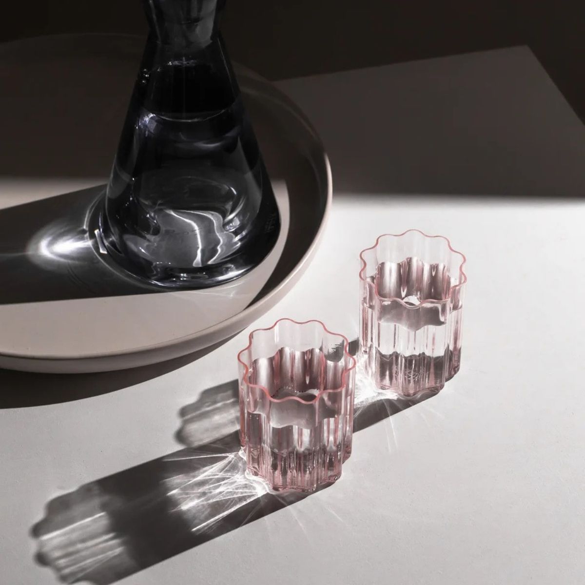 Fazeek Wave Tumbler Pink 380ml Set of 2