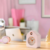 French Bazaar Mini House Metal Alarm Clock Pink | Minimax